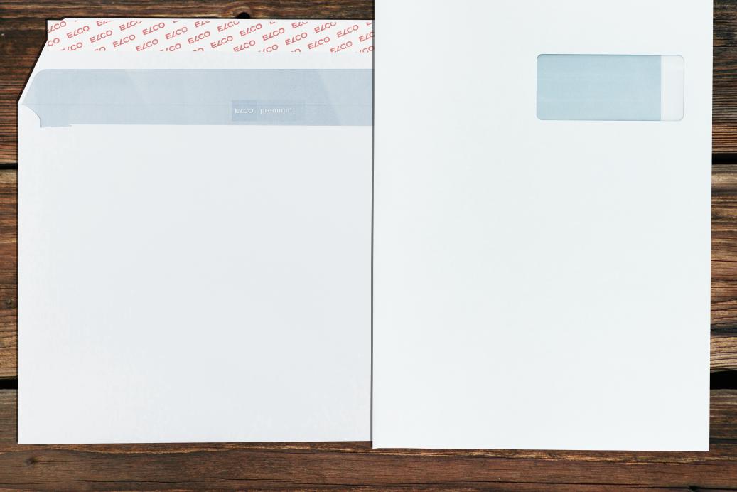 Briefhüllen mit Fenster C4 229x324 mm Haftklebend Hochweiß 120 g/qm